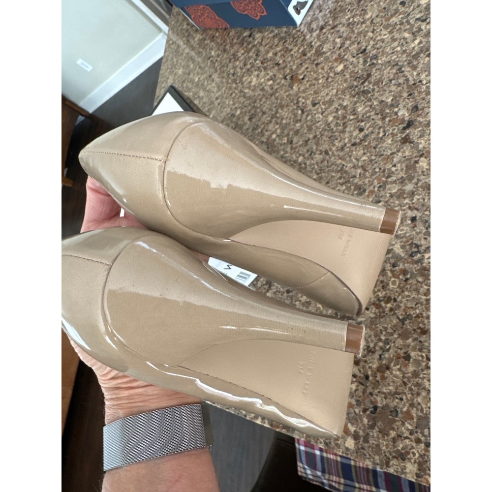 Nine West Women’s peep toe patent leather Size 7 - Picture 5 of 8